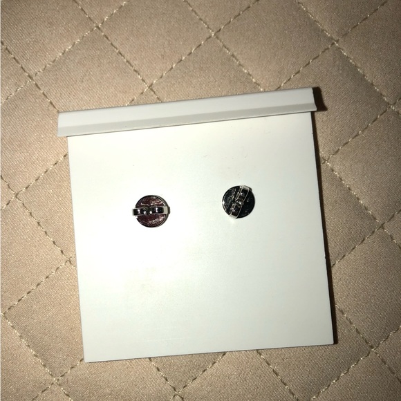 TORY BURCH
Rope Logo Stud Earrings In Tory Silver - Picture 2 of 2